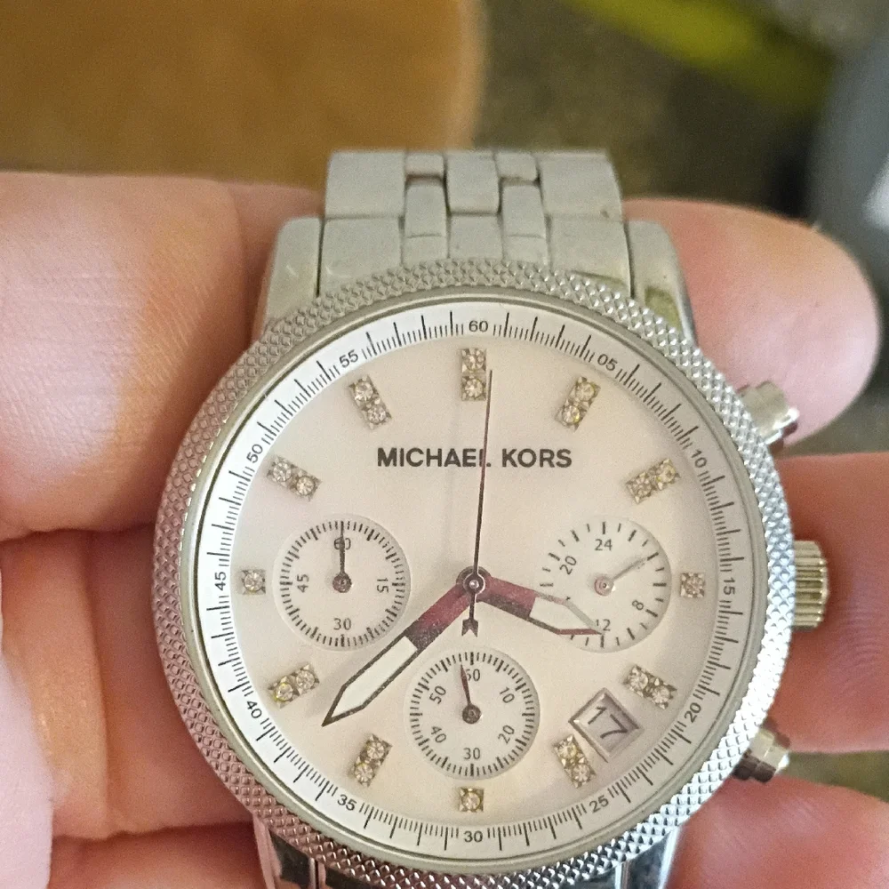 Michael Kors Silver Chronograph Watch